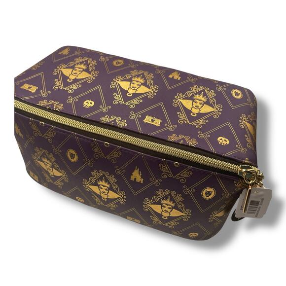 Bath & Body Works Disney Villains Evil Queen Cosmetic Bag Makeup Toiletry Travel - Picture 4 of 7